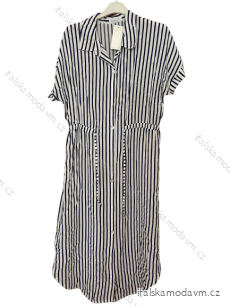Šaty košilové krátký rukáv dámské (M/L/XL) ITALSKá MóDA IM723KNOFL