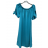 Šaty letní carmen krátký rukáv dámské (L/XL ONE SIZE) ITALSKÁ MÓDA IMC223320 ZELENÁ