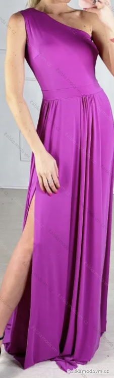 Šaty dlouhé letní elegantní bez rukávu dámské (S/M ONE SIZE) ITALSKÁ MÓDA IMPBB23B23544