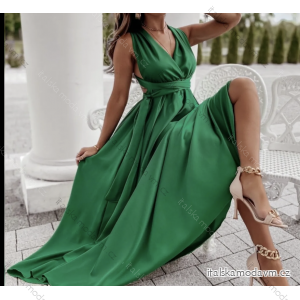 Šaty dlouhé elegantní bez rukávu dámské (S/M ONE SIZE) ITALSKÁ MÓDA IMPDY23MDUE991505