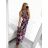 Šaty dlhé letné na ramienka dámske (S/M ONE SIZE) TALIANSKA MÓDA IMD23231-5/DUR S/M čierna