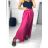 Sukně dlouhá dámská (S/M ONE SIZE) ITALSKá MODA IM323026/DUR S/M béžová
