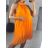 Šaty letní skládané šifonové bez rukávů dámské (S/M/L ONE SIZE) ITALSKÁ MÓDA IMWY231072/DU M/L béžová