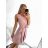 Šaty elegantné letné bez rukávov dámske (S/M ONE SIZE) TALIANSKA MÓDA IMM23M9385