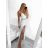 Šaty dlouhé letní krajkové na ramínka dámské (S/M/L ONE SIZE) ITALSKÁ MÓDA IMPBB23A3698