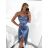 Šaty dlouhé společenské na ramínka dámské (S/M ONE SIZE) ITALSKÁ MÓDA IMM23M27088