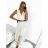 Šaty dlhé elegantné skladané s opaskom bez rukávu dámske (S/M ONE SIZE) TALIANSKA MÓDA IMPLS2314772