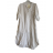 Šaty košilové mušelínové dlouhý rukáv dámské (XL/2XL ONE SIZE) ITALSKÁ MÓDA IMC23241/DUR XL/2XL bílá