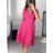 Šaty spoločenské elegantné letné bez rukávov dámske (S/M ONE SIZE) TALIANSKA MÓDA IMPSH2235841