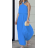 Šaty dlouhé elegantní bez rukávu dámské (S/M ONE SIZE) ITALSKÁ MÓDA IMPGM2323799