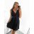Šaty letní elegantní icecool bez rukávů dámské (S/M ONE SIZE) ITALSKÁ MÓDA IMM23M4443