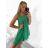 Šaty šifonové bez rukávů dámské (S/M/L ONE SIZE) ITALSKá MóDA IM322103/DR mintová M/L