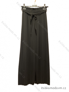 Kalhoty dlouhé elegantní letní dámské (S/M/L ONE SIZE) ITALSKÁ MÓDA IMWD23506/DUR