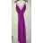 Šaty letní dlouhé elegantní na ramínka dámské (S/M ONE SIZE) ITALSKÁ MÓDA IMPGM2310977