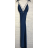 Šaty letní dlouhé elegantní na ramínka dámské (S/M ONE SIZE) ITALSKÁ MÓDA IMPGM2310977