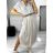 Šaty letní s páskem krátký rukáv dámské (S/M/L ONE SIZE) ITALSKÁ MÓDA IMWA222563/DUR čierna M / L