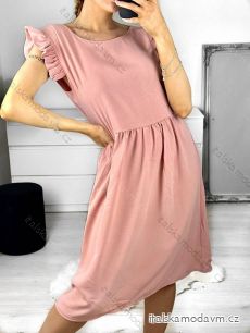 Šaty elegantní bez rukávu dámské (S/M ONE SIZE) ITALSKÁ MÓDA IMD23238
