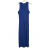 Šaty letní dlouhé na ramínka dámské (S/M ONE SIZE) ITALSKÁ MÓDA IMD21624/DU S/M královská modrá