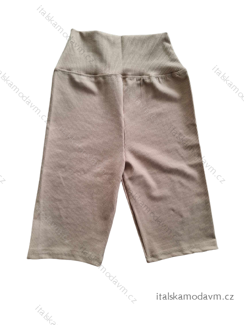 Legíny kraťasy krátké dámské (S-2XL) TURECKÁ MÓDA TMB23001/DUR M béžová