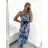 Šaty dlouhé letní icecool bez rukávu dámské (S/M/L ONE SIZE) ITALSKÁ MÓDA IMM23M2132