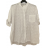 Košeľa s čipkou dámska (L/Xl/2XL ONE SIZE) TALIANSKA MóDA IM723MEDA/DUR XL/2XL biela