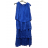 Šaty letní bez rukávů nadrozměr dámské (XL/2XL/3XL ONE SIZE) ITALSKá MóDA IM723MIRANDA/DU 2XL/3XL královská modrá
