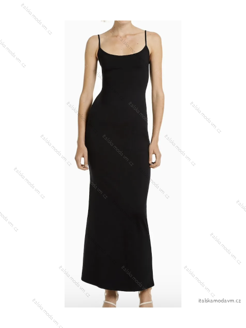Šaty dlhé letné na ramienka dámske (S/M ONE SIZE) TALIANSKA MÓDA IMPLS2329569