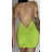 Šaty letné elegantné na ramienka dámske (S/M ONE SIZE) TALIANSKA MÓDA IMPBB23H6799