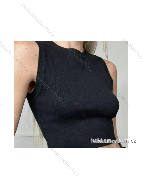Top croptop bez rukávov dámsky (S/M ONE SIZE) TALIANSKA MÓDA IMPBB23Z58234