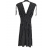 Šaty letní icecool bez rukávu dámské (M/L, XL/2XL) AINUOSI ITALSKÁ MODA IMB23XJ-1110 XL/2XL Černá