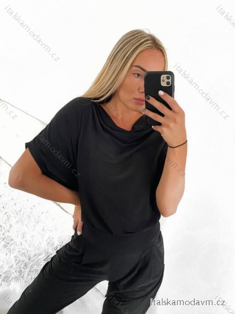 Tunika icecool krátký rukáv dámská (S/M ONE SIZE) ITALSKÁ MÓDA IMM23M4290A/DU