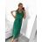 Šaty dlhé letné bez rukávov dámske (S/M/L ONE SIZE) TALIANSKA MÓDA IMFF23003/DU S/M modrá