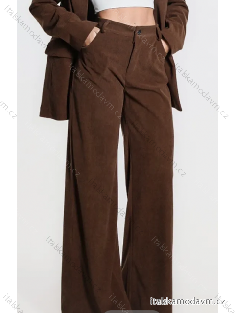 Kalhoty dlouhé dámské (S/M ONE SIZE) ITALSKÁ MÓDA IMPDY23EF92283