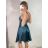 Šaty elegantné spoločenské na ramienka dámske Lolita (XS/S ONE SIZE) TALIANSKA MóDA IM322461