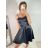 Šaty elegantné spoločenské na ramienka dámske Lolita (XS/S ONE SIZE) TALIANSKA MóDA IM322461