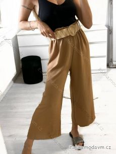 Kalhoty dlouhé letní dámské (S/M/L ONE SIZE) ITALSKÁ MÓDA IM322283/DU