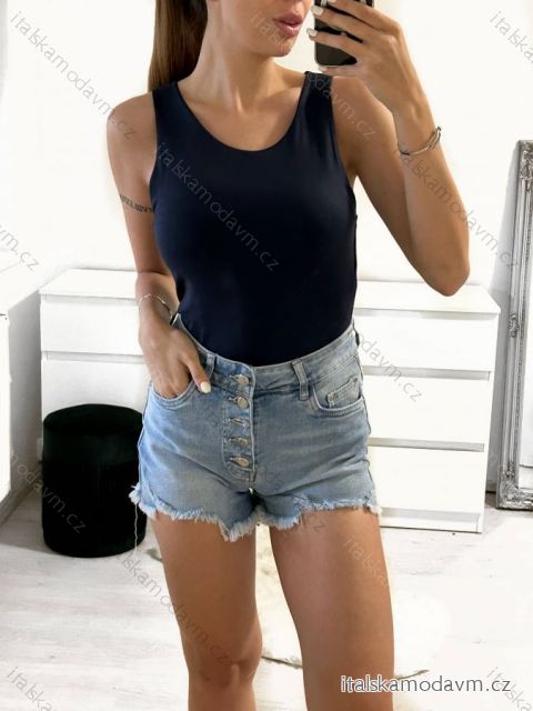 Tílko Body letní dámské (S/M ONE SIZE) ITALSKá MóDA IMM23M589/DU   tmavě modrá   S/M