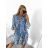 Šaty španělské letný dlhý rukáv dámske (S/M/L/XL ONE SIZE) INDICKÁ MÓDA IMPEM23CA890A/DU M / L čierna