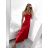 Šaty dlouhé elegantní na ramínka dámské (S/M ONE SIZE) ITALSKá MODA IM323013/DU S/M bílá