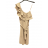 Šaty elegantní společenské krátké carmen dámské (S/M ONE SIZE) ITALSKÁ MÓDA IMD22523 starorůžová S/M
