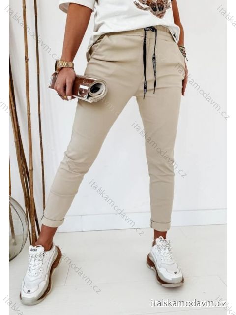 Nohavice dlhé strečové dámske (S/M/L ONE SIZE) TALIANSKA MÓDA IMD23663