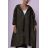 Bunda kabát parka dámská nadrozměr (XL/2XL ONE SIZE) ITALSKÁ MÓDA IMD23675
