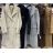 Kabát dlouhý rukáv dámský (S/M ONE SIZE) ITALSKÁ MÓDA IMWE233557