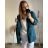 Kabát oversize na zip s kapucí dámský nadrozměr (2XL/3XL/4XL ONE SIZE) ITALSKá MóDA IM323BEAUTIFUL/DU 2XL/3XL Tmavě Šedá