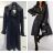 Kabát dlouhý koženkový dámský (S/M ONE SIZE) ITALSKÁ MÓDA IMWB23563