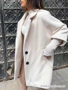 Kabát dlouhý rukáv dámský (S/M ONE SIZE) ITALSKÁ MÓDA IMWE233471