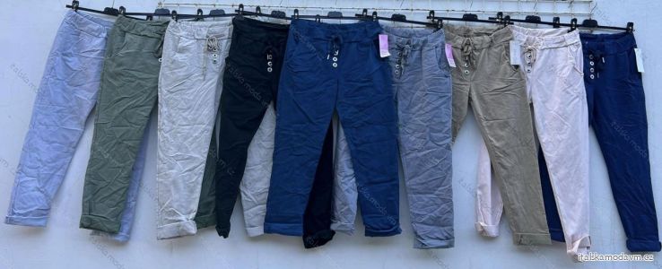 Kalhoty strečové dlouhé  dámské (M/L/XL ONE SIZE) ITALSKÁ MÓDA IMD23662
