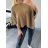 Sveter úpletový oversize dlhý rukáv dámsky nadrozmer (XL/2XL/3XL/4XL ONE SIZE) TALIANSKA MÓDA IMD23573