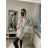 Cardigan pletený dlouhý rukáv dámský (M/L ONE SIZE) ITALSKÁ MÓDA IMD23559 -   smotanová
,   M / L