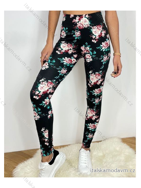 Legíny dlhé dámske (S/M, M/L,XL/2XL) TURECKÁ MÓDA TMWL21129-3/DU čierna S/M